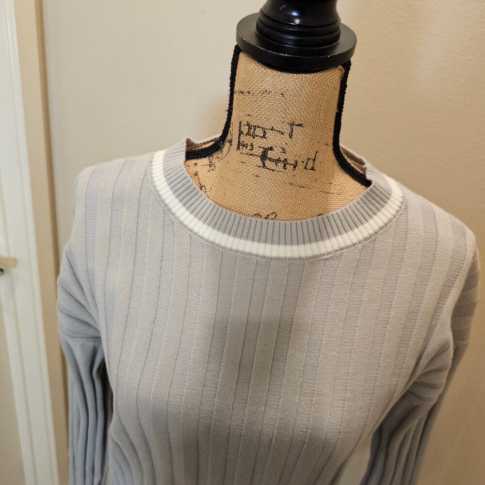 Luvamia Women's Long Sleeve Ribbed Sweater Size Small - Picture 4 of 6